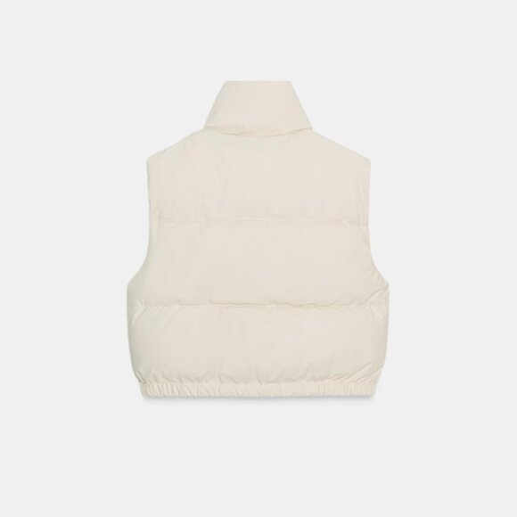 COATED PUFFER VEST Zara XS - Picture 5 of 8